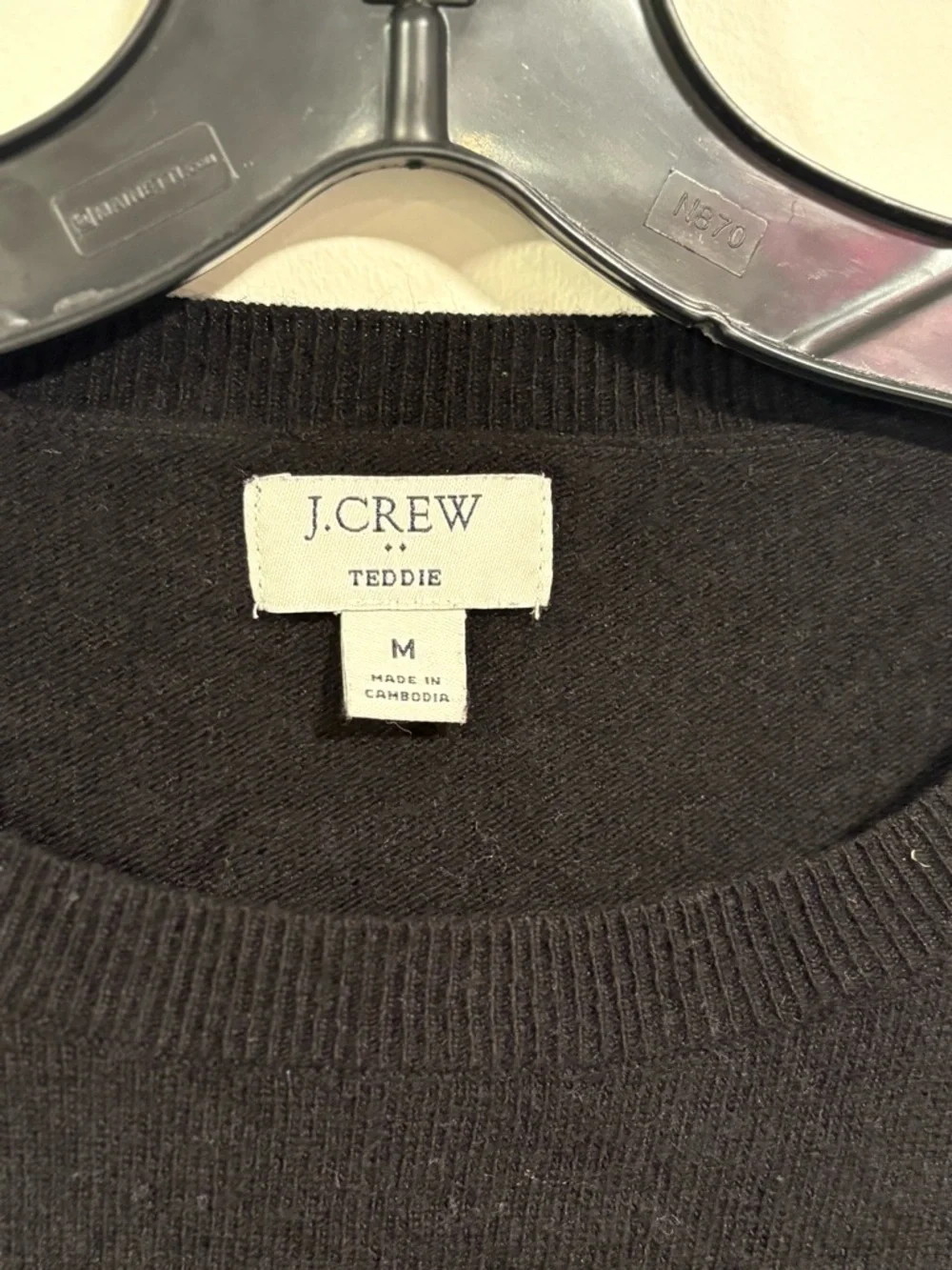 J. Crew Black Women's Crewneck Sweater